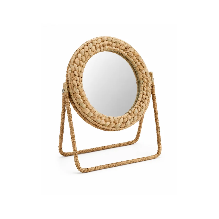 Woven Round Mirror